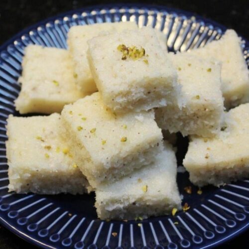 Coconut Barfi Recipe (Nariyal ki Mithai) - Indians healthy Food Recipes